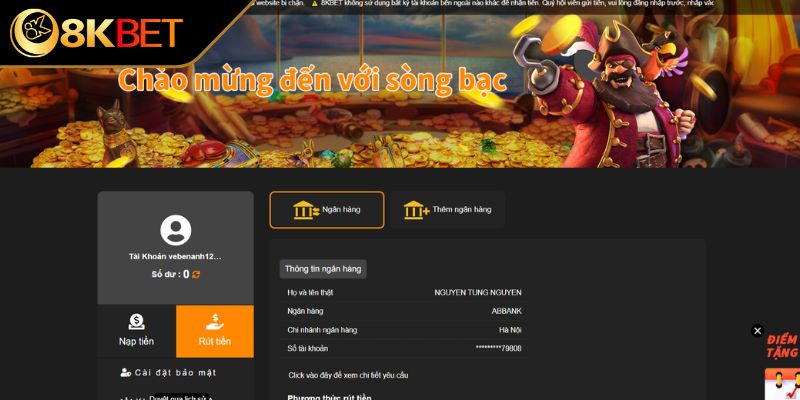 Truy cập nhà cái 8KBET